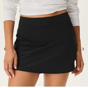 Outdoor Voices Skirt Skort Shorts underneath Black Tennis Pickleball Golf Sz M